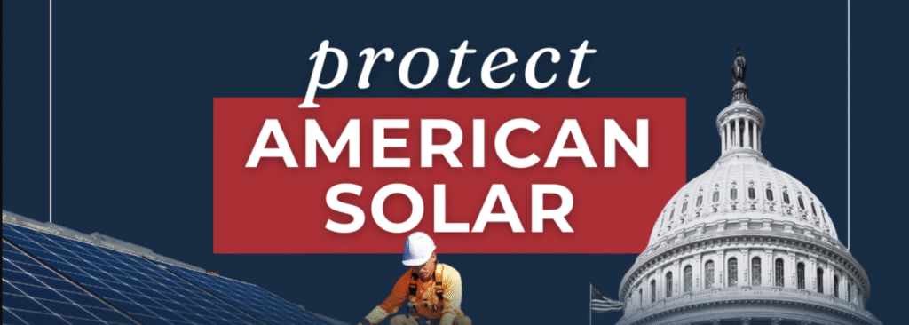 Solar industry campaign to save federal tax incentives